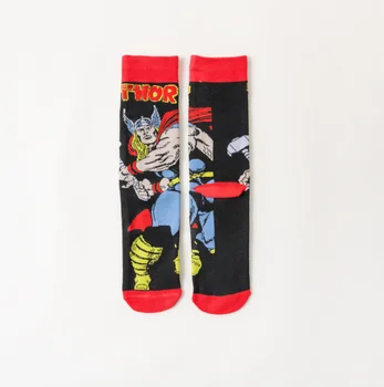 1 pár Anime superhrdina pančuchy ponožky pre mužov a ženy, komiksu kapitán Spojených Štátov pančuchy hip hop osobnosti s 1