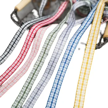 3 Yardy obojstranné mreže popruhu Britský štýl kockovaná páse s nástrojmi DIY čela vlasy príslušenstvo materiál