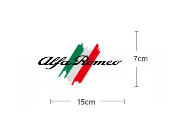 1pc Auto nádrž spp nálepky Na Alfa Romeo 159 147 Giulietta Stelvio 4C MITO 156 Giulia Sportiva Auto Príslušenstvo