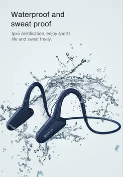 Umiestnenie Kostné Vedenie Druhej Generácie vzdušné Vedenie Bluetooth-kompatibilného Headsetu Bezdrôtové Fitness Nepremokavé Športové Headset Z2 1