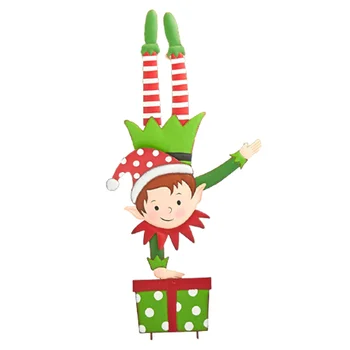 Vianočné Tému Vianoce Série Christmas Elf Záhrada Hromadu Vianočné Vložiť Vonkajšie Dekorácie 4