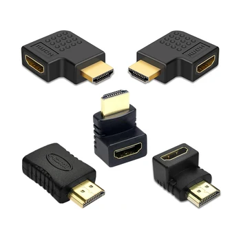 Kábel HDMI a Konektor, Adaptér 270 180 90-Stupňový Uhol HDMI Samec na HDMI Žena Prevodníky pre HDTV 1080P Káblový Adaptér Extender