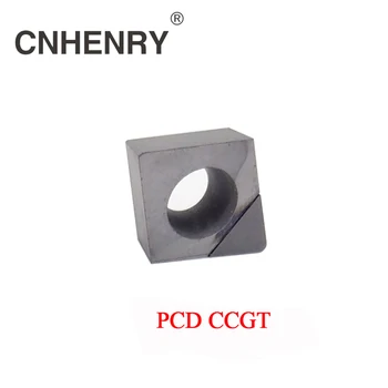 2 KS PCD Sústruženie Vložky CCGT040101/02/04 060201/02/04/08 CNC PCD Diamond Vložky Karbidu Frézovanie Vložky CNC Vložky
