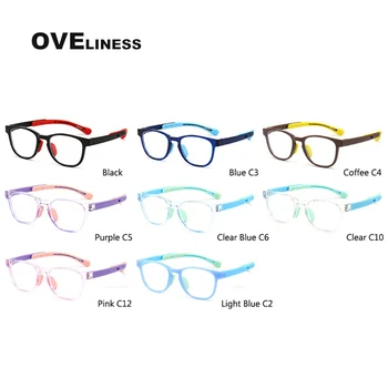 Optické Deti okuliare, rám pre chlapec dievča chlapec TR90 okuliare rámy Krátkozrakosť Predpis okuliare okuliare Okuliare 2021