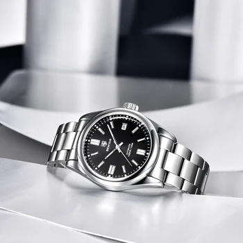 BENYAR Nové 2021 Luxusné Automatické Hodinky 10Bar Nepremokavé Muži Mechanické Športové náramkové hodinky z Nerezovej Ocele Potápačské Hodinky pre Mužov