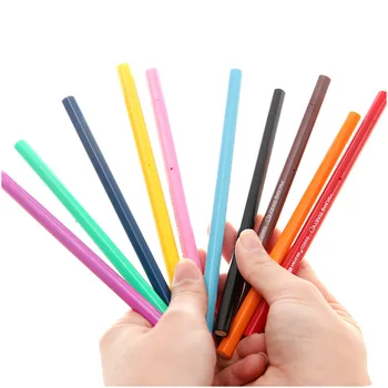 12 farba gélové pero Molang denník školy, perá pre podpis písanie kreslenie 0,5 mm guľôčkové lapices kancelárske potreby Kancelárske potreby 6985