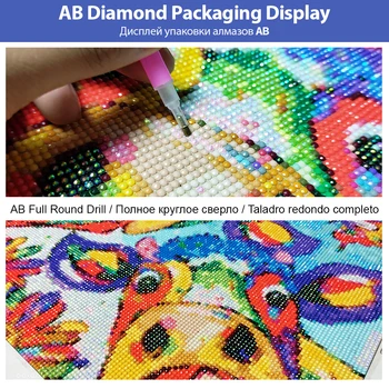 YIMEIDO AB Diamond Maľovanie Dragon Cross Stitch Nastaviť 5D DIY Plné Námestie/Round-Diamond Mozaiky Výšivky Cartoon Domáce Dekorácie