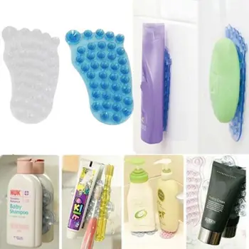 2 ks/veľa Mydlo bulík Sacie Silikónové protišmyková podložka na Umývanie izba kúpeľňa stenu šampón, mydlo, sprchový gél zubná pasta držiteľ bulík