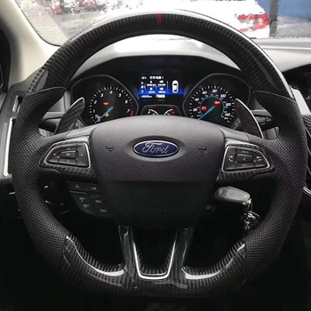 15-18 Ford Focus MK3 uhlíkových vlákien shift pádla nahradiť pôvodný auto