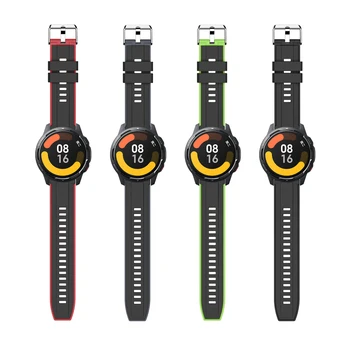 UEBN 22 mm Silikónový Náramok na Zápästie pre Xiao Mi Watch Color 2 Športové Vydanie Band Náramok pre Mi Pozerať Smartwatch Watchbands