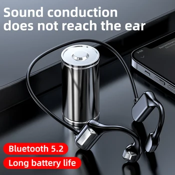 Nové Bezdrôtové Kostné Vedenie Bluetooth Headset Športové Zavesenie Uchu Slúchadlá Stereo Hands-free S Mikrofónom Pre Beh