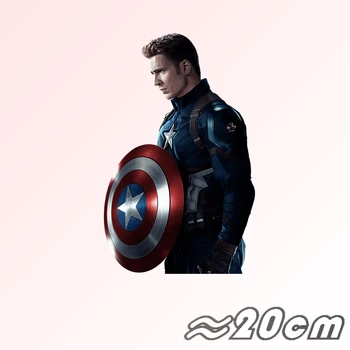 Marvel Avengers Patch Súbor Žehlička na Prenos Roztomilý Kapitán Amerika Záplaty pre Deti Deti Oblečenie T-shirt DIY Tepla Stlačte 0