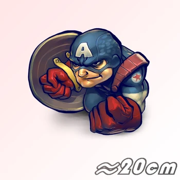 Marvel Avengers Patch Súbor Žehlička na Prenos Roztomilý Kapitán Amerika Záplaty pre Deti Deti Oblečenie T-shirt DIY Tepla Stlačte 1