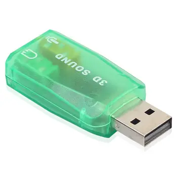 USB o Adaptér, Externý Adaptér Zvuková Karta s Reproduktor, konektor pre Slúchadlá a Mikrofón, Konektor pre USB, o Zariadení