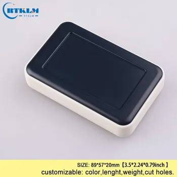 Plastové elektronické box ručný plastový kryt abs diy spojovacej skrinke štyroch farbách 89*57*20 mm 0