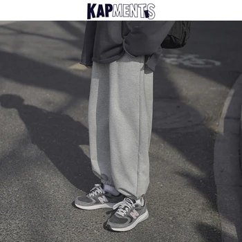 KAPMENTS Japonský Streetwear Tepláky Pre Pánske 2021 Mužov Harajuku Príležitostných Bežcov Muž Voľné kórejský Hip Hop Módy Hárem Nohavice 0