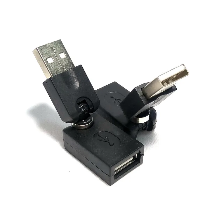 1PCS USB Mužov a žien 90 180 Otáčanie o 360 stupňov Otočná Twist rozšírenie Adaptér 1