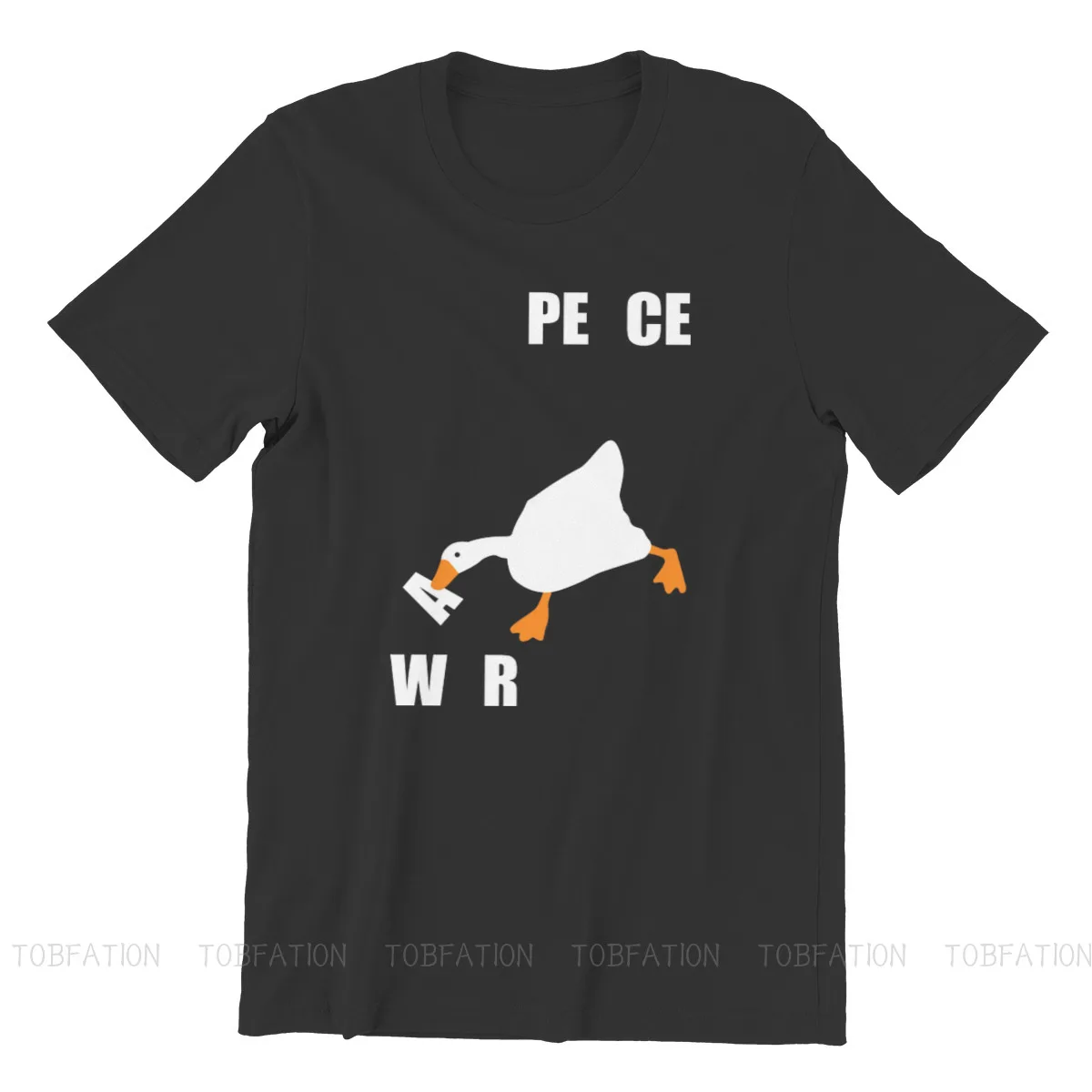 Bez názvu Hus Trúbenie Bell Hra Internet meme Tvorivé Tričko pre Mužov Mier Vojny Kolo Krku T Shirt Narodeninám Streetwear 6XL 1