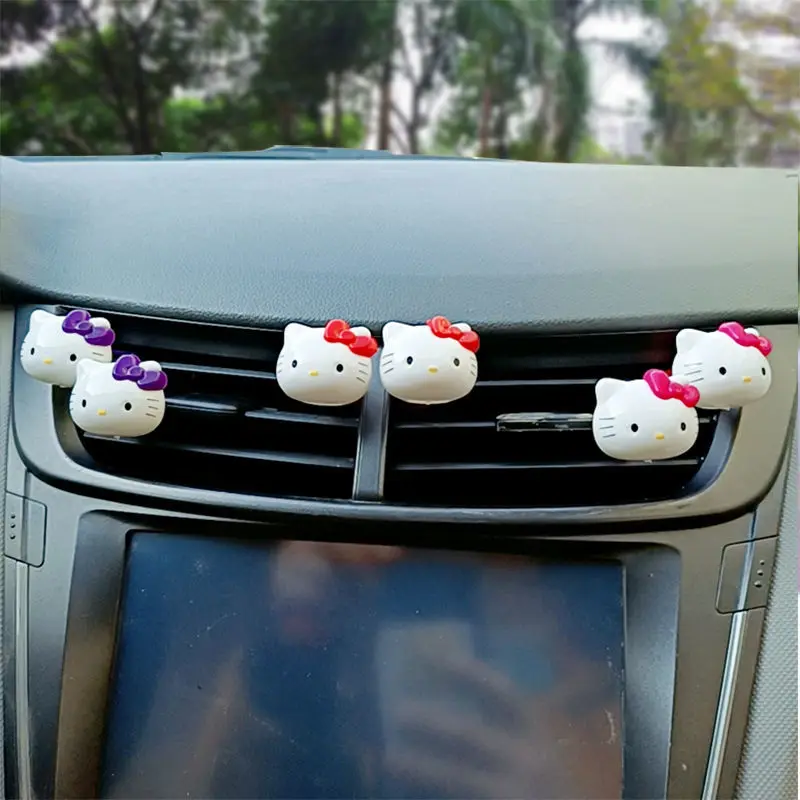 Hello Kitty Auto Osviežovač Vzduchu Zásuvky Dekorácie Parfum Aromaterapia Ozdoby Na Auto Príslušenstvo Cartoon Dekorácie Interiéru 1
