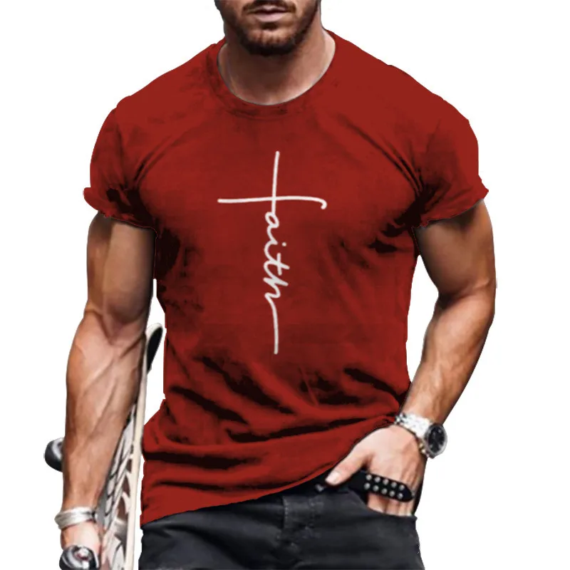 Letné Nadrozmerné Mens T-Shirt Nové Osobné Krátky Rukáv Pánske Digitálne 3D Tlač O Neck T-Shirt pánske Módne Topy 1