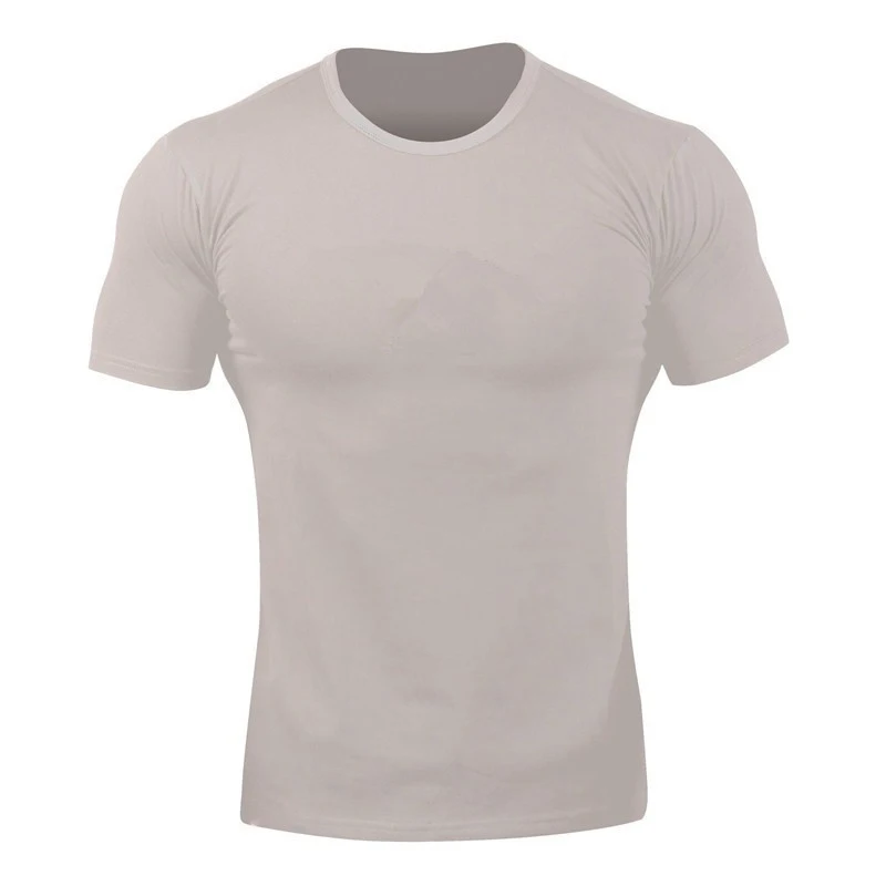 Letné nové jednofarebné pánske T-shirt vonkajšie streetwear bežné krátke puzdre tričko bavlna módne náradie bežné T-shirt 1