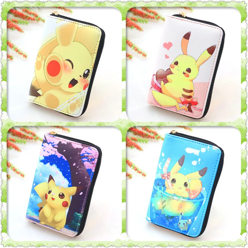 Nové Anime Pokémon Krátke Peňaženky Pikachu Eevee Snorlax PU Kožené Mince v Kabelke Peňaženku Anime Peňaženky a Kabelky deti baby dary 1