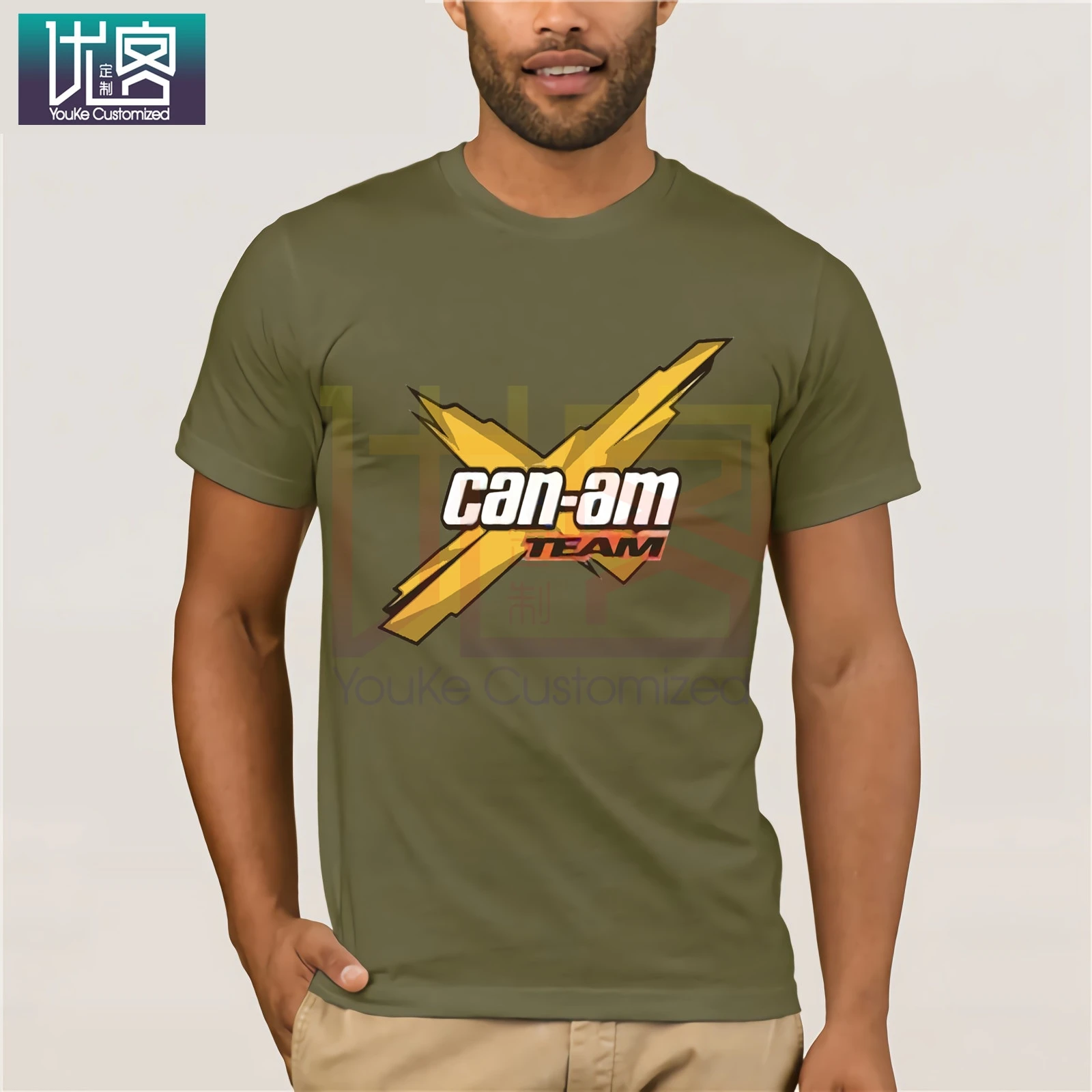 Nové Can-Am X Tím BRP Predám ATV T-shirt Topy Letnej Pohode Funny T-Shirt Muž Harajuku Top Fitness Oblečenie Značky Camisa Brasil 1