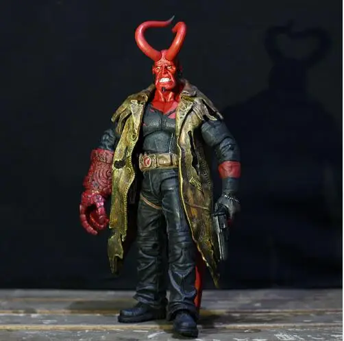 Peklo Baron 2 Hellboy Hell Boy 6-Palcový Super Hnuteľného Bábika Model Hračka MEZCO Ant Akcie Obrázok T68 1