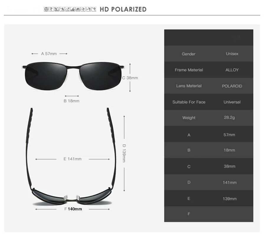 Polarizované slnečné Okuliare pánske hliníkovým Rámom Slnečné Okuliare UV400 1