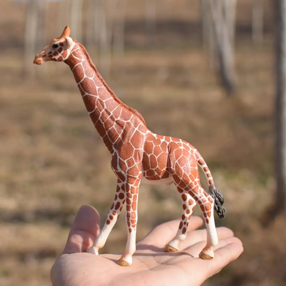 Simulácia Žirafa Hračka Realistické Plastové Žirafa Model Akčné Figúrky, Hračky Pre Deti Vianočný Darček K Narodeninám Vzdelávania Hračky 1