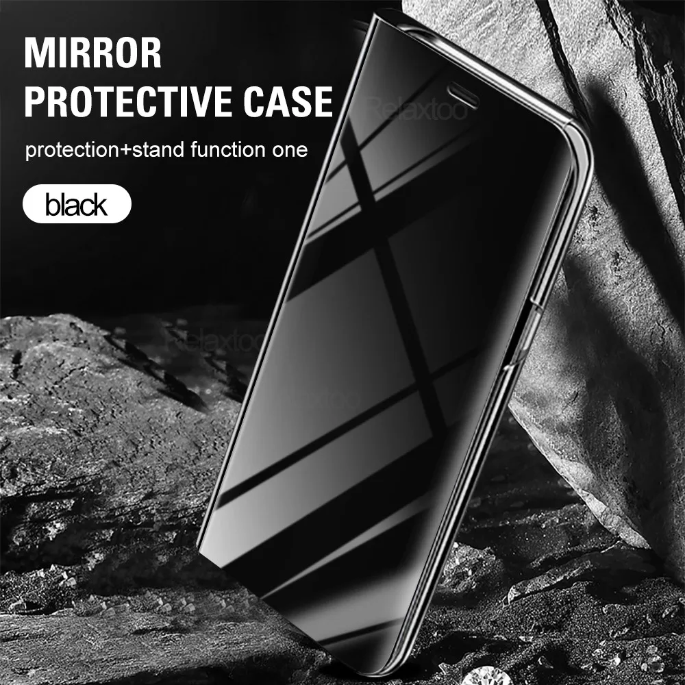 Smart Mirror Magnetické Flip puzdro Pre Oppo A74 A93 A16 A55 5G A54 4G A54S A 74 54 93 16 55 54 54s Držiak Ochranný Kryt Fundas 1