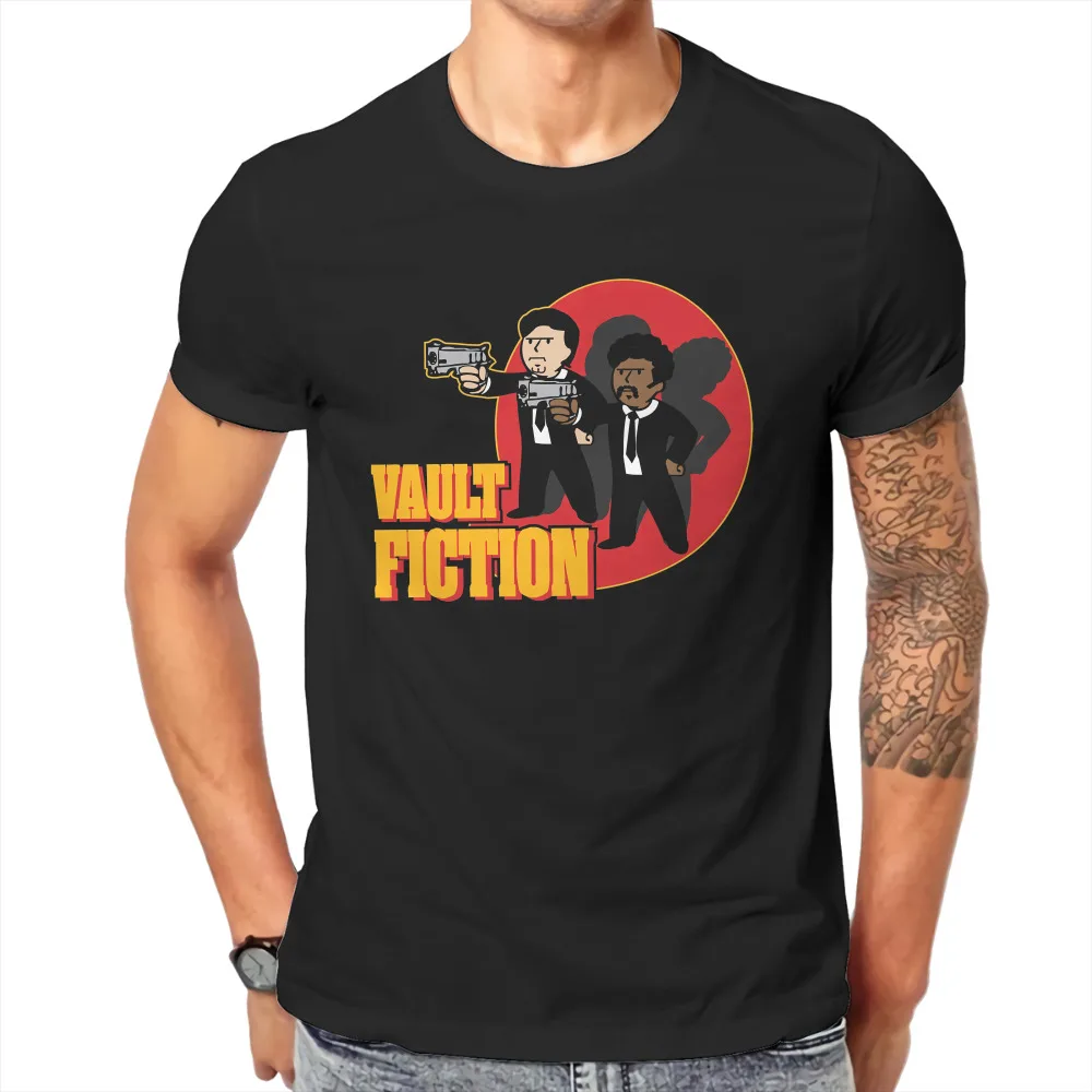 Trezoru Fiction Tričko Pre Mužov Spad Obyvateľov Hra Camisetas Novinka T Shirt Mäkké Vytlačené Voľné 1