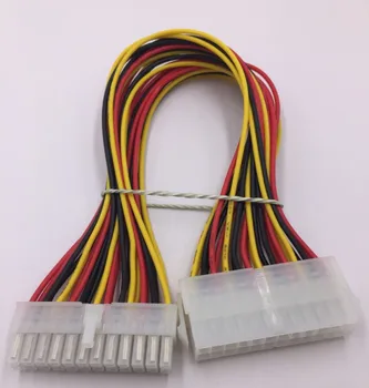 24Pin napájania predlžovací kábel ATX napájací 24-pin predlžovací kábel 24-pin predlžovacie šnúry 24P predlžovací kábel