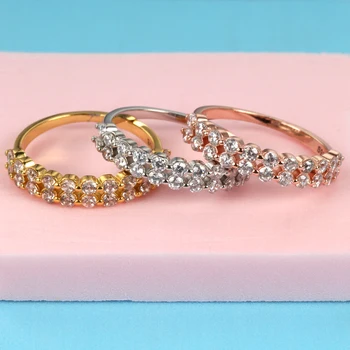 Nové Svadobné Zapojenie Striebornom Krúžku 2022 Trend Jemné Minimalistický Luxusnom Designe Zlaté Prstene Pre Ženy Módne Originálne Šperky