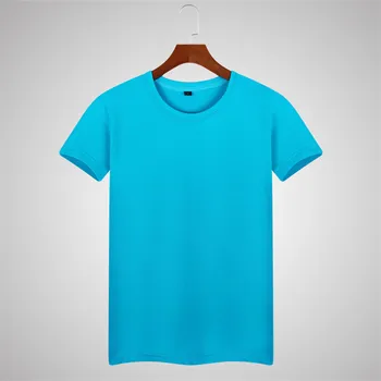 GDM402 T-Shirt Bavlna SleeveMen je Krátky Rukáv Lete Tlač Telo Trend Mužov Polovica Rukáv Tričko Tričko Dlhý 0