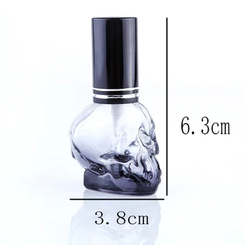 Nbyaic 1pcs výbuchu model 8ml farby. lebka sprej sklo parfum fľašu prenosné parfum sub-fľaša parfum fľašu 0