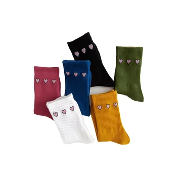 Anewmorn Japonský Kórea High School Girl Ponožky Voľné Farebné Ženy Sox Harajuku Dizajnér Retro Bavlna Dlhé Ponožky Ženy