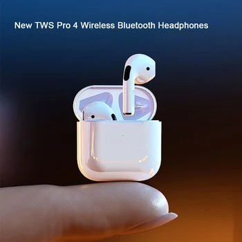 Nové TWS Pro 4 Bluetooth 5.0 Bezdrôtové Slúchadlá TWS Earburds Športové in-Ear Stereo Bezdrôtové Slúchadlo Headset 4 Generácie Pro4 5