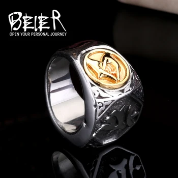 Beier nový obchod 316L Nerezovej Ocele krúžok najvyššej kvality Budhizmus Acalanatha Krúžok pre Človeka titánové ocele, šperky BR8-167