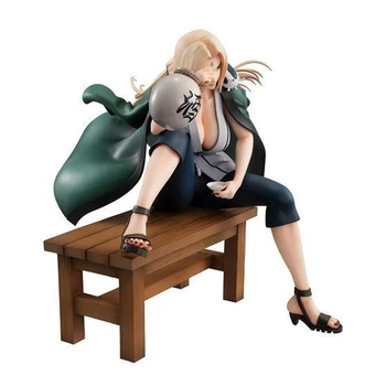 16 cm Shippuden Naruto Anime Postavy Tsunade Akcie Obrázok Zber Model Sedí Pitnej Figúrka Hračky pre Chlapcov Deti Darčeky