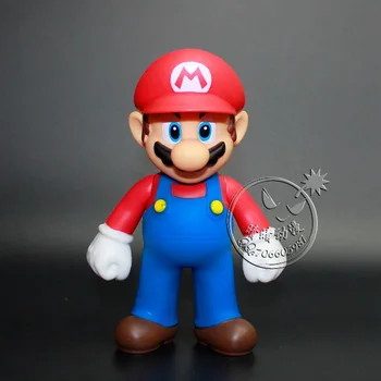 Akčná Hračka Údaje Zberateľskú Bábky Model Hračky pre Deti Narodeninám Super Mario Bros Luigi Yoshi Donkey Kong Wario PVC 1