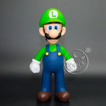 Akčná Hračka Údaje Zberateľskú Bábky Model Hračky pre Deti Narodeninám Super Mario Bros Luigi Yoshi Donkey Kong Wario PVC 4