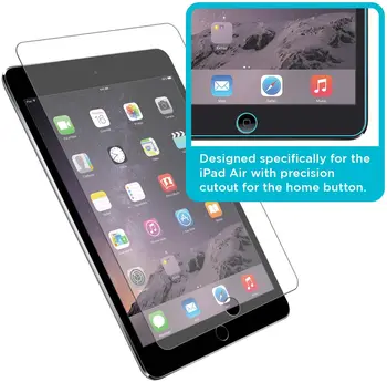 [2-Pack] Screen Protector pre iPad Vzduchu/Air 2 / Pro/Nový iPad 9.7 9H Sklo Fólia pre iPad 9.7 6 5. Gen Tvrdené Sklo, Ultra Clear