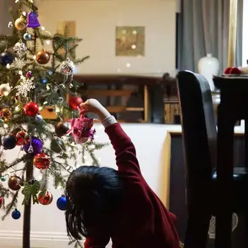 60-70PC 3-8 cm Vianočný Strom Gule Malé Čačky Visí Doma Strany Ozdoba Interiéru Vianoce Malé Čačky Navidad