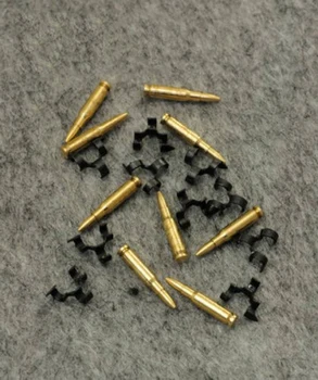 ZYTOYS 1/6 Rozsahu Bullet Reťazca 50pcs 7.62 mm Kaliber Výstrel Hračky, Príslušenstvo Pre Obrázok Akčný Model Na Sklade 3