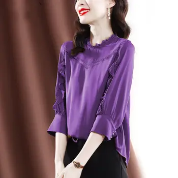 High-end šifón shirt design košele, blúzky, blúzky, Západnej módy kórejský letné oblečenie pre ženy 2021 nový trend 2