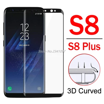 Pre Samsung S8 Ochranné Sklo S 8 Plus S8Plus Screen Protector Tvrdeného Skla na Galaxy 8S 8plus Sam Brnenie List 3d Film Zakrivené