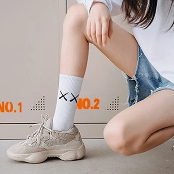 SVOKOR Basketbal Unisex Ponožky Harajuku Hip Hop Polovice Ponožky Ženy Ponožky XX Zábavné Mužov Ponožky Bavlna Skateboat Ponožky Veľkosť 35-42