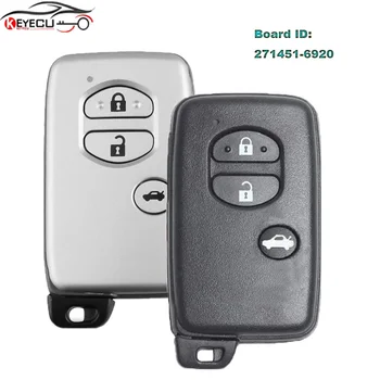 KEYECU Rada ID: 271451-6920 Smart Keyless Diaľkové Tlačidlo 312MHz/ 314.3 MHz/ 433MHz pre Toyota GT86 pre Subaru Forester 0