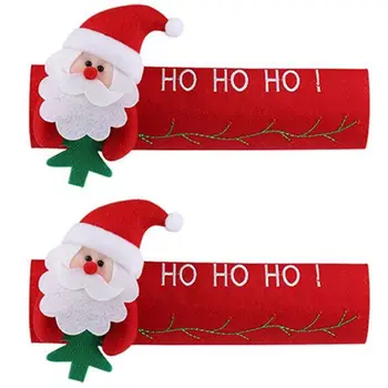Santa Claus Mikrovlnná Rúra, Umývačka Riadu Dverí Rukoväť Kryt Vianoce, Vianočné Dekorácie Navidad 2022 Nový Rok Natal Noel Strany Supplie